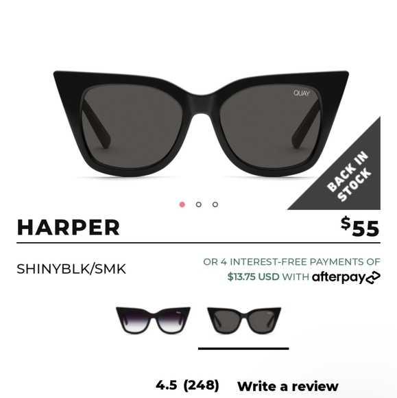 SOLD Quay Australia Harper sunglasses - Picture 4 of 6